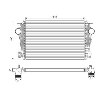 chladič turba VALEO 822915