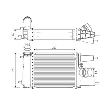 Chladič turba VALEO 822916