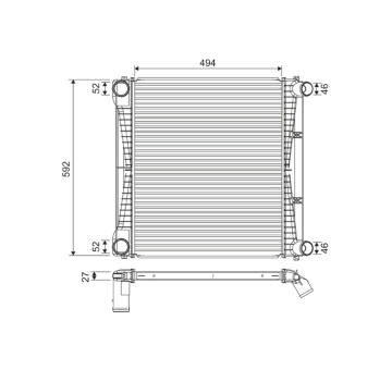 chladič turba VALEO 822917