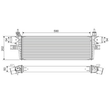 Chladič turba VALEO 822918