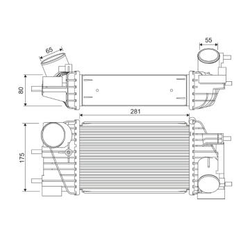 Chladič turba VALEO 822919