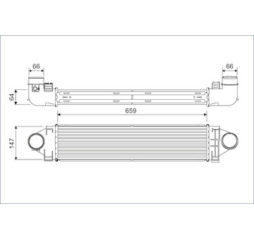 Chladič turba VALEO 822926