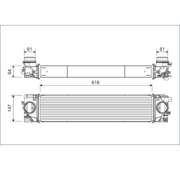 chladič turba VALEO 822931