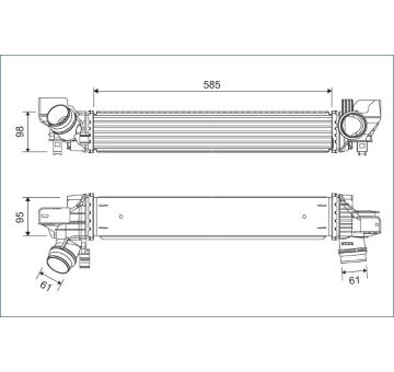 Chladič turba VALEO 822932