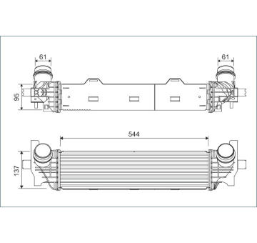 chladič turba VALEO 822934