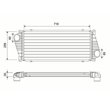 Chladič turba VALEO 822937