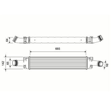 Chladič turba VALEO 822956