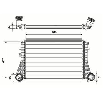 Chladič turba VALEO 822962