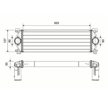 Chladič turba VALEO 822966