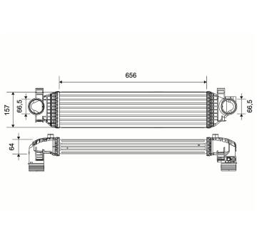 Chladič turba VALEO 881551