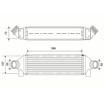 Chladič turba VALEO 881554