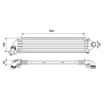 Chladič turba VALEO 881563