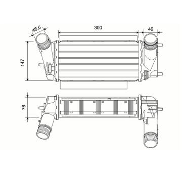 Chladič turba VALEO 881571