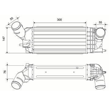 Chladič turba VALEO 881572