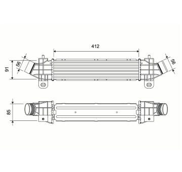 Chladič turba VALEO 881573