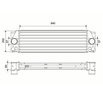 Chladič turba VALEO 881575