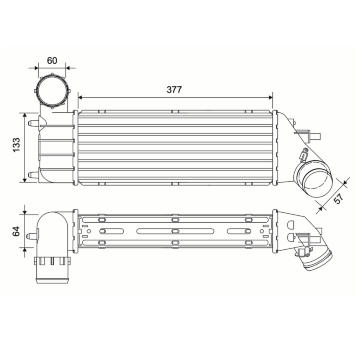 Chladič turba VALEO 881581