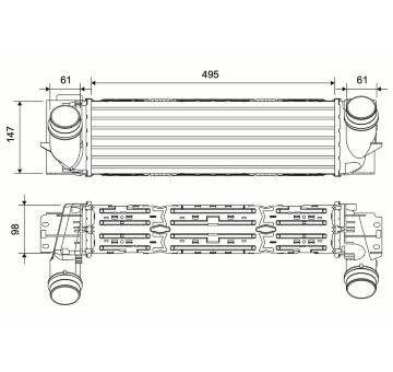 Chladič turba VALEO 881586