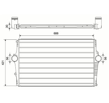 Chladič turba VALEO 881599
