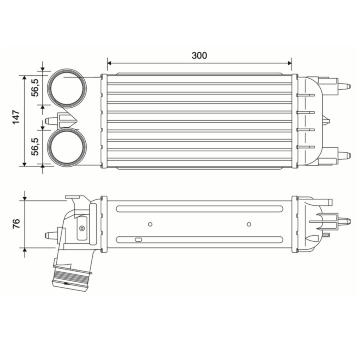 Chladič turba VALEO 881600