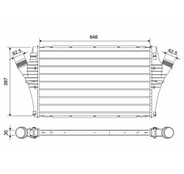 Chladič turba VALEO 881601