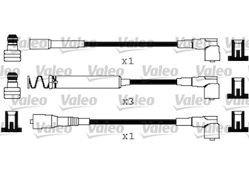 Sada kabelů pro zapalování VALEO 346669