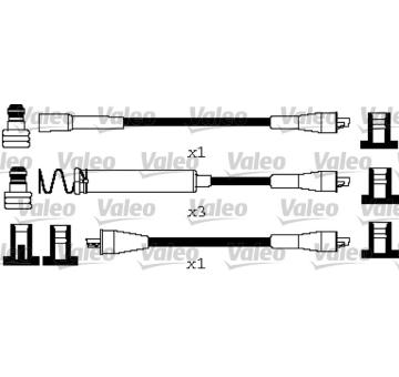 Sada kabelů pro zapalování VALEO 346668