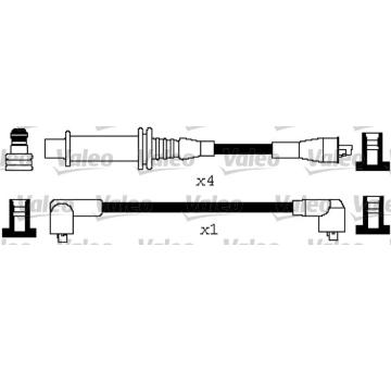 Sada kabelů pro zapalování VALEO 346648