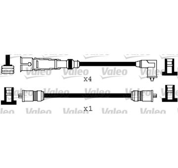 Sada kabelů pro zapalování VALEO 346581