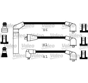 Sada kabelů pro zapalování VALEO 346544