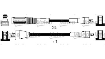 Sada kabelů pro zapalování VALEO 346515