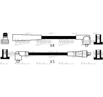 Sada kabelů pro zapalování VALEO 346496