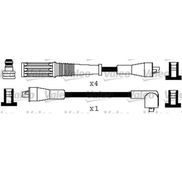 Sada kabelů pro zapalování VALEO 346458