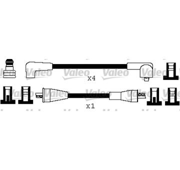 Sada kabelů pro zapalování VALEO 346454