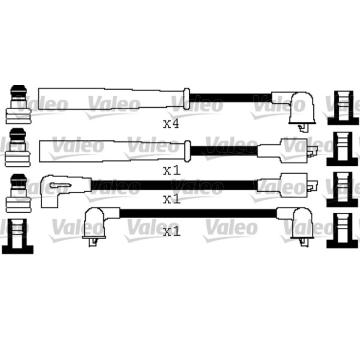 Sada kabelů pro zapalování VALEO 346422