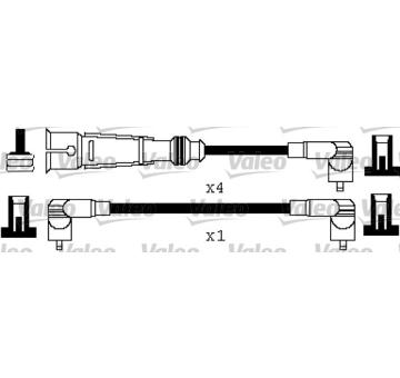 Sada kabelů pro zapalování VALEO 346416