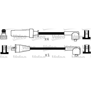Sada kabelů pro zapalování VALEO 346399