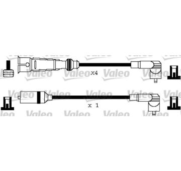 Sada kabelů pro zapalování VALEO 346381