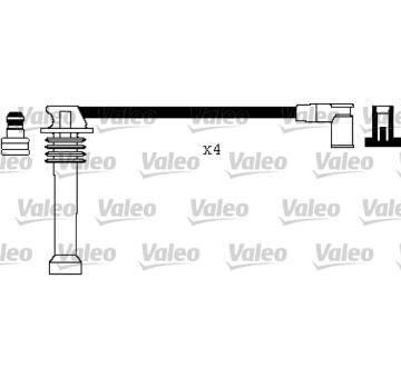 Sada kabelů pro zapalování VALEO 346367