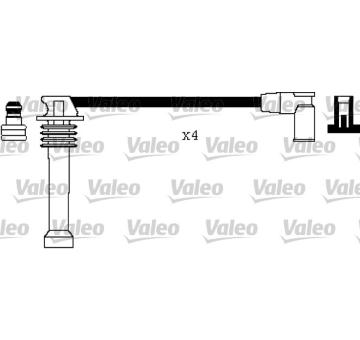Sada kabelů pro zapalování VALEO 346366