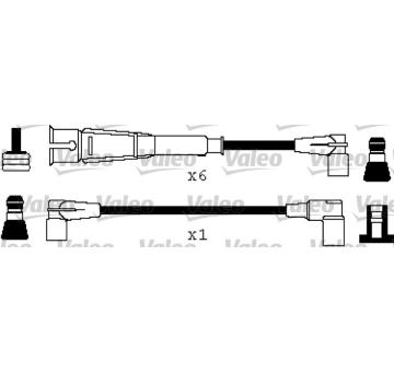 Sada kabelů pro zapalování VALEO 346360