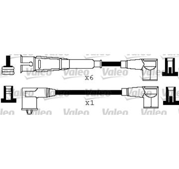 Sada kabelů pro zapalování VALEO 346359