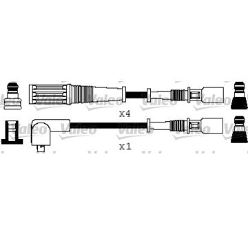 Sada kabelů pro zapalování VALEO 346358