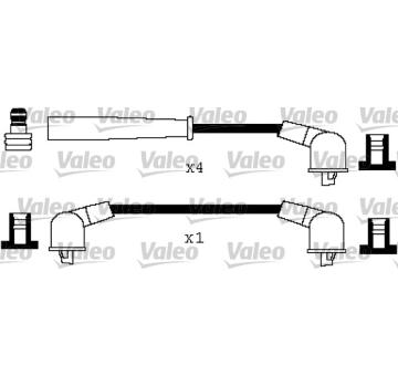Sada kabelů pro zapalování VALEO 346278