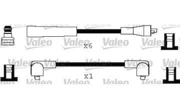 Sada kabelů pro zapalování VALEO 346277