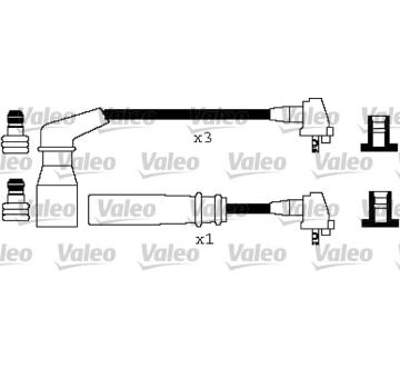 Sada kabelů pro zapalování VALEO 346263