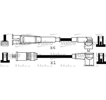Sada kabelů pro zapalování VALEO 346219