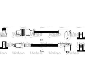 Sada kabelů pro zapalování VALEO 346218