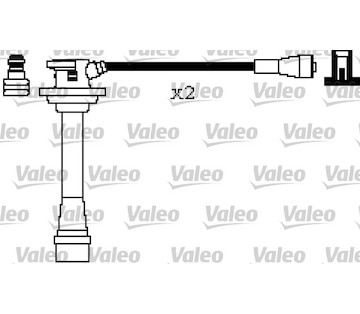 Sada kabelů pro zapalování VALEO 346187