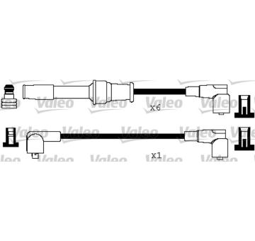 Sada kabelů pro zapalování VALEO 346162